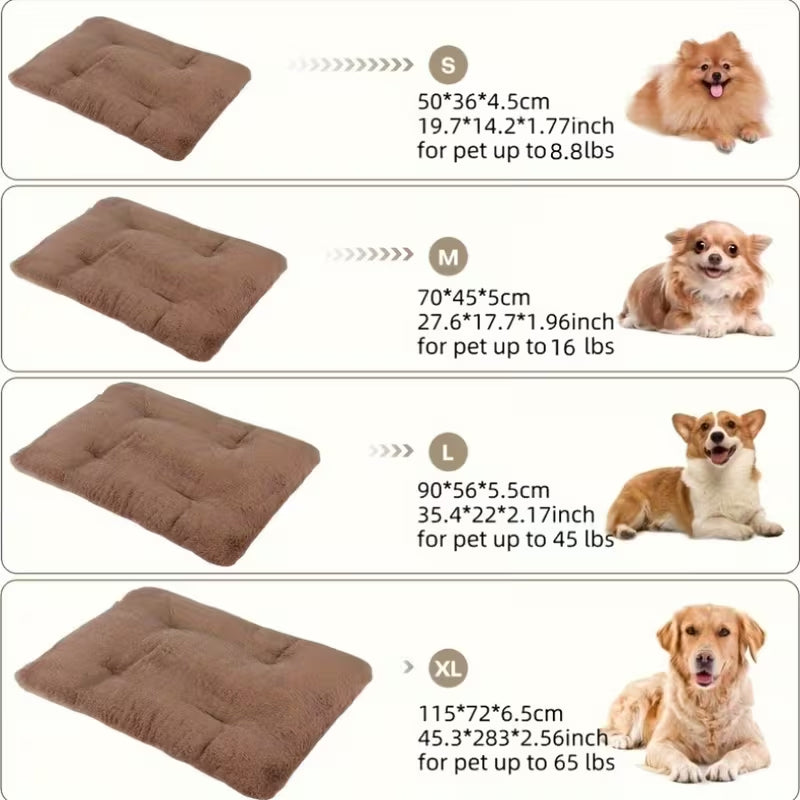 Energy-Free Pet Warmer Pad - Thick Thermal Mat for Dog Houses & Cat Beds, Lavable Non-Slip Heating Mat for All Seasons Use