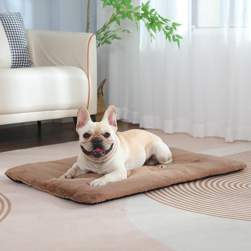 Energy-Free Pet Warmer Pad - Thick Thermal Mat for Dog Houses & Cat Beds, Lavable Non-Slip Heating Mat for All Seasons Use