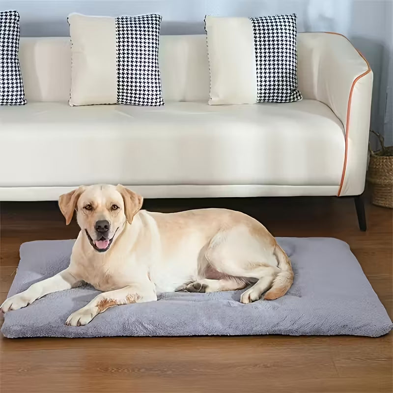 Energy-Free Pet Warmer Pad - Thick Thermal Mat for Dog Houses & Cat Beds, Lavable Non-Slip Heating Mat for All Seasons Use